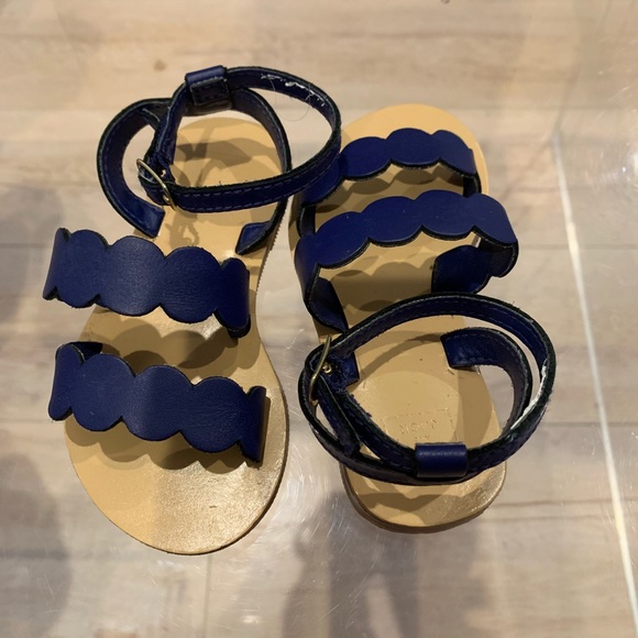 Janie and Jack Children’s Sandals Navy Blue - Picture 5 of 5